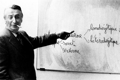 Roland Barthes lecionando